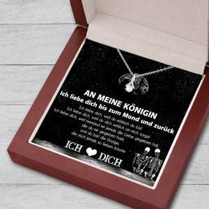 Verführerische Schönheit Halskette - Schädel - An Meine Königin - Du Bist Die Einzige - Desnb13005